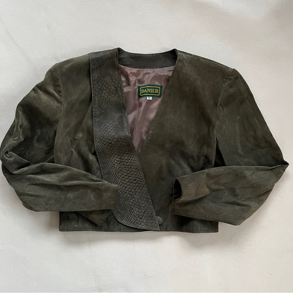 Vintage Danier Suede Cropped Western Jacket - Picture 2 of 4